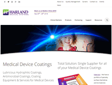 Tablet Screenshot of harlandmedical.com